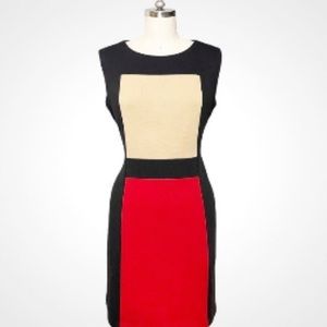 Calvin Klein mod sheath dress